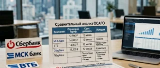 Коллаж логотипов банков и страховых компаний для сравнения ОСАГО