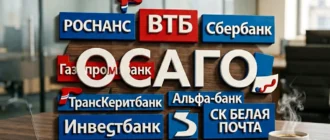 Коллаж логотипов крупнейших страховых компаний России для сравнения ОСАГО
